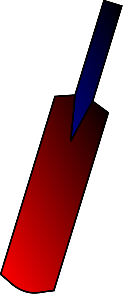 246x588 Bat Clipart Circket