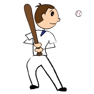 300x300 Baseball Clipart Image