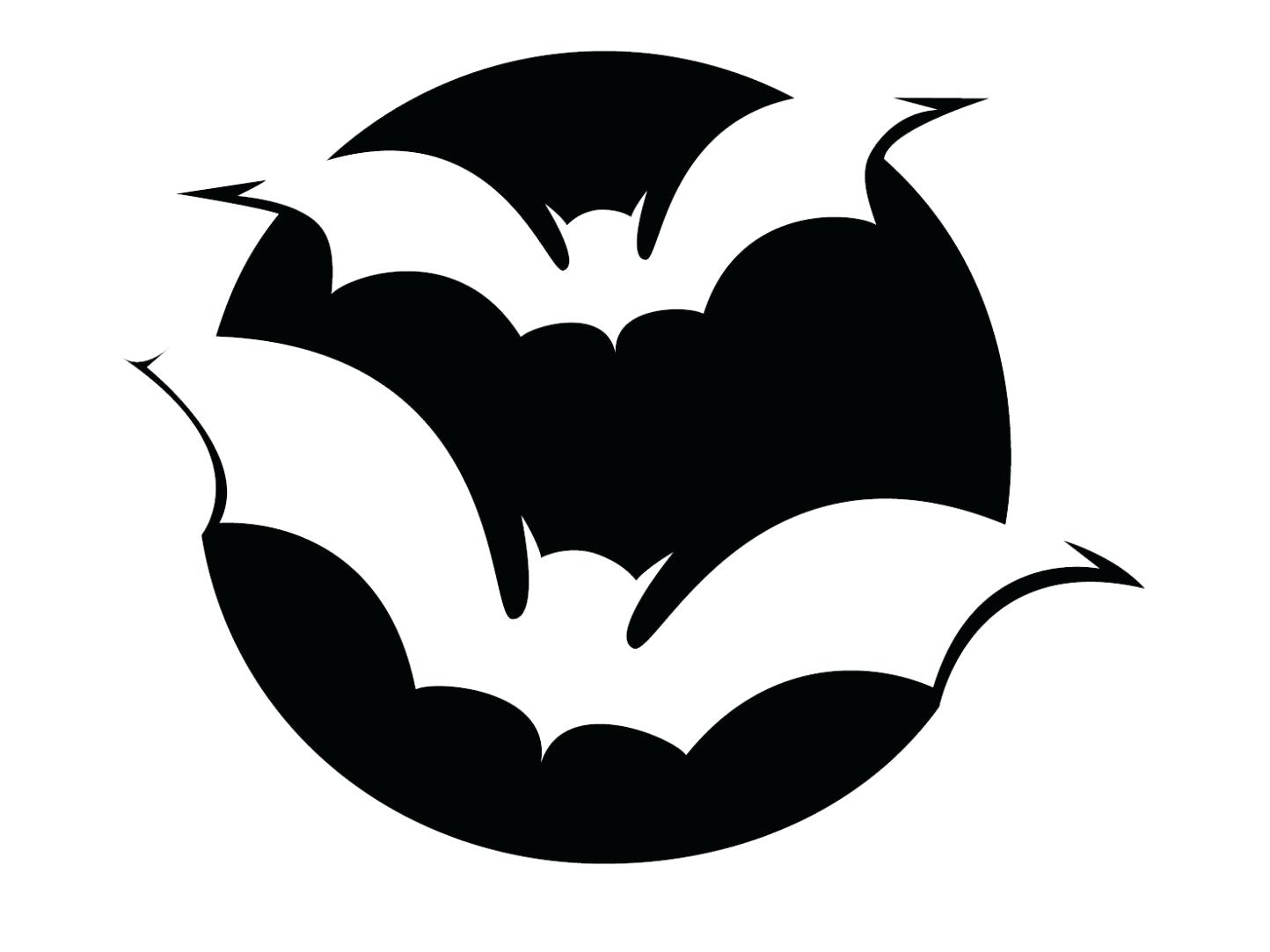 1444x1083 Bat Silhouette Stencil Free Gallery Baseball Printables Batman