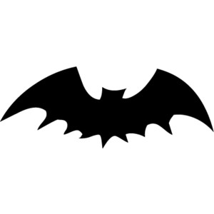 300x300 Black Flying Bats Halloween Clip Art, Free Halloween Graphics