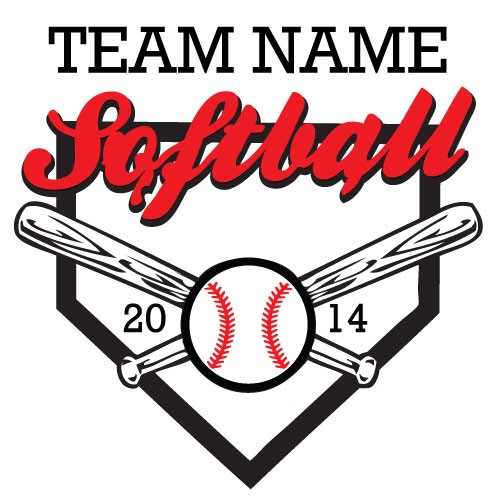 500x500 Softball Clipart Free Graphics Images Pictures Players Bat Image 1