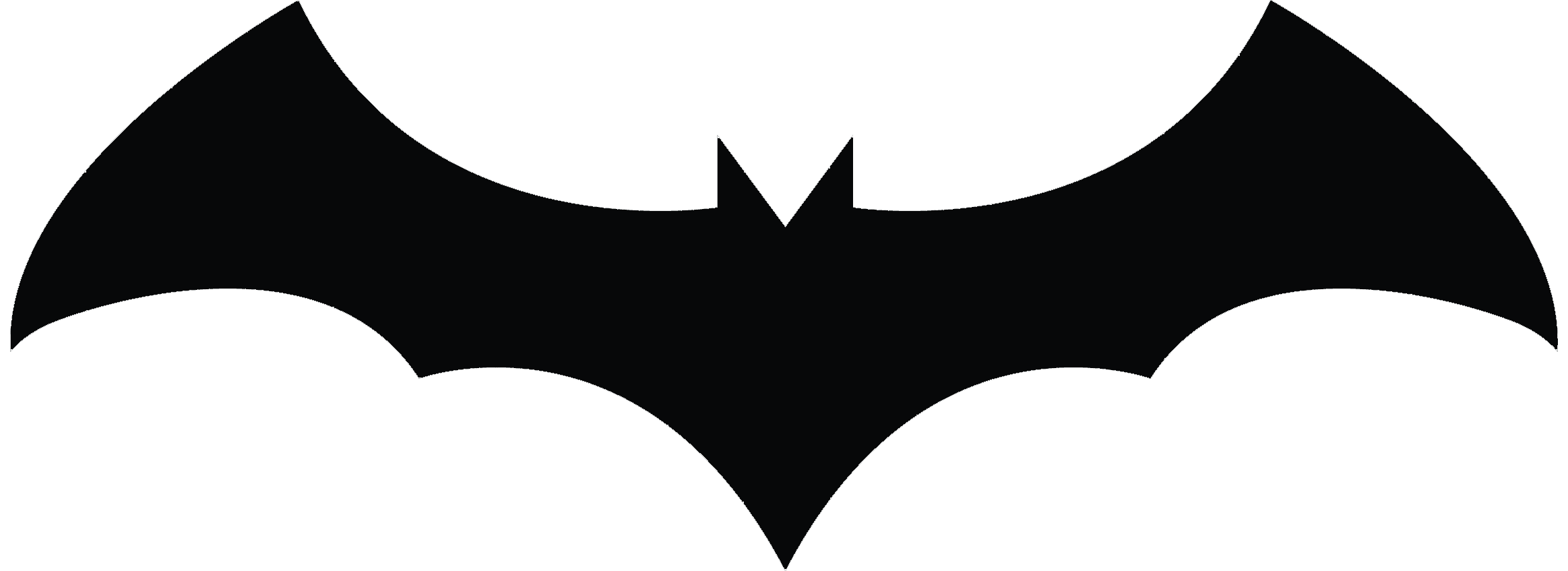 2327x847 Bat Logo Open Wings Transparent Png