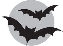 220x163 Bat Wing Pattern. Use The Printable Outline For Crafts, Creating