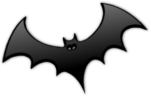 298x192 Black Bat Clip Art