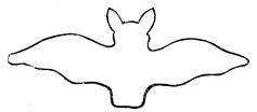 237x104 Bat Outline