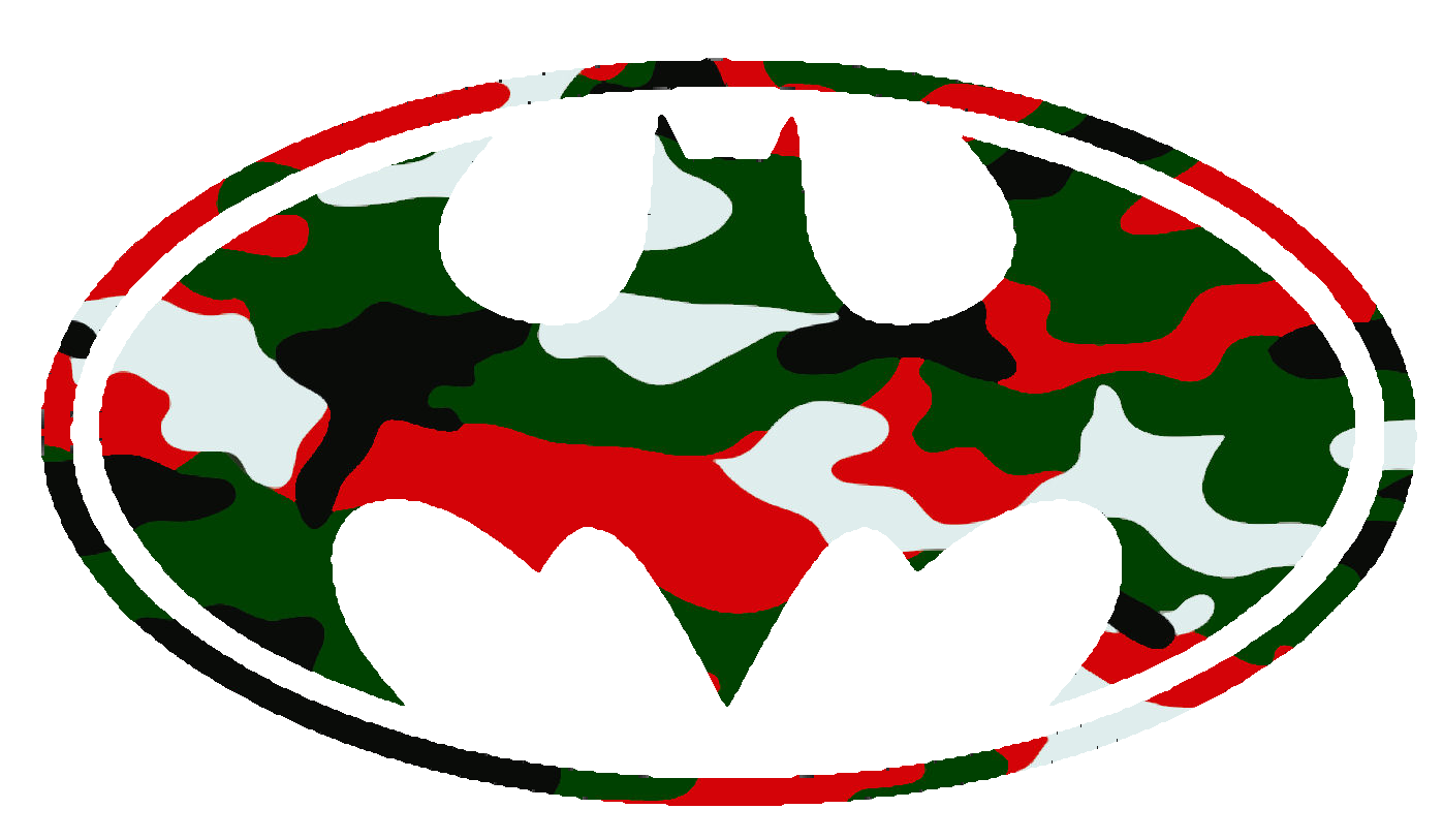 1397x813 Batman Logo Christmas Camo Cut Free Images