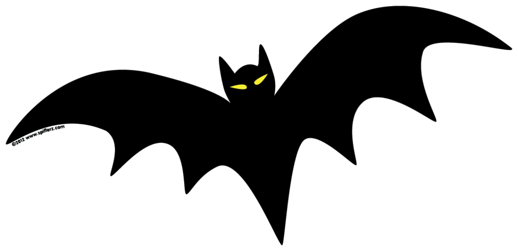 1024x497 Bat Clipart Spooky