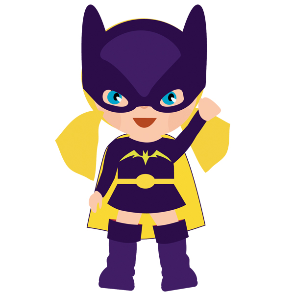 600x600 Batgirl Clipart Purple