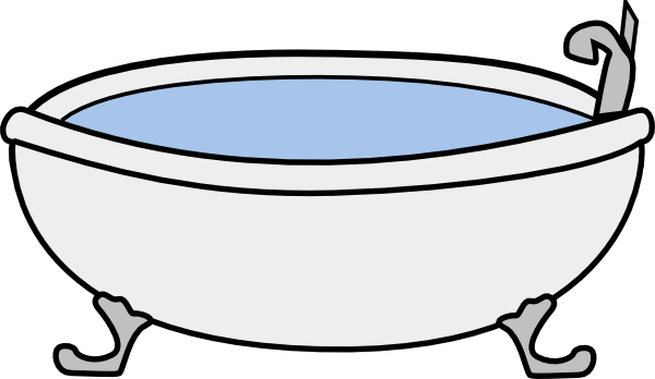 600x348 Bathtub Clip Art