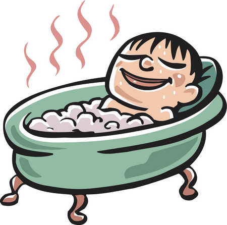 450x446 Bathtub Clipart Hot Bath