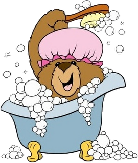 270x320 Bath Time Clipart