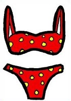 140x197 Free Bathing Suit Clipart