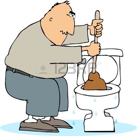 450x446 Bathroom Clipart Plunger