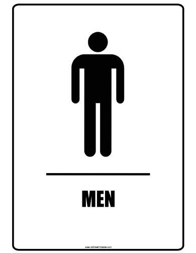 390x503 Male Toilet Sign Clip Art