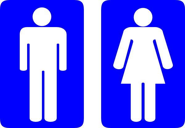 600x416 Toilet Signs Clip Art