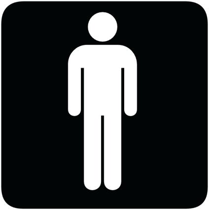 424x425 Men Bathroom Sign Bathroom Ideas