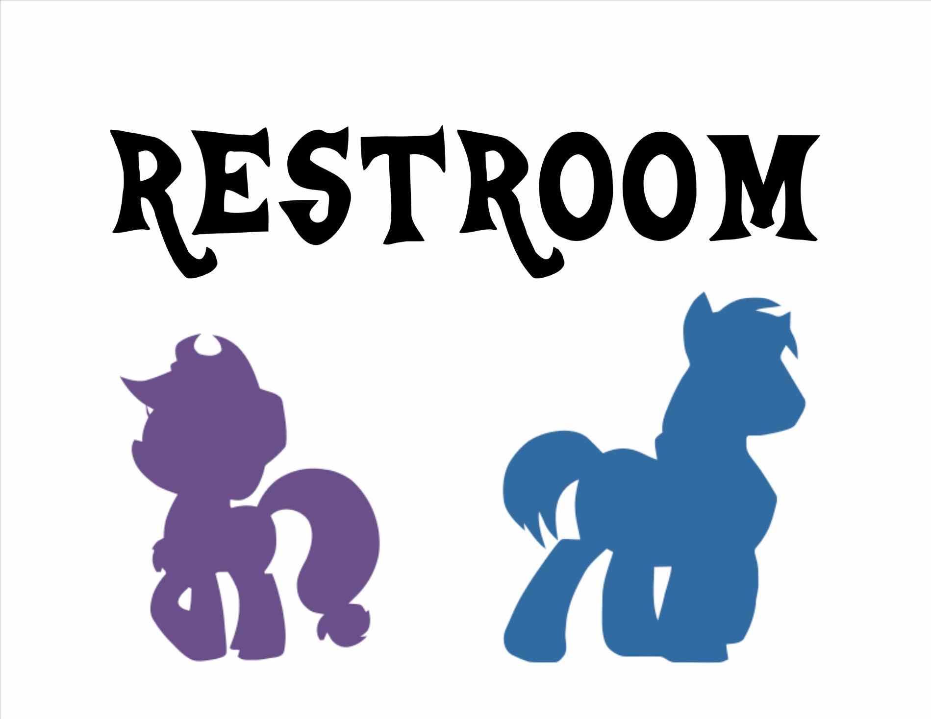 Bathroom Sign Clipart | Free download on ClipArtMag