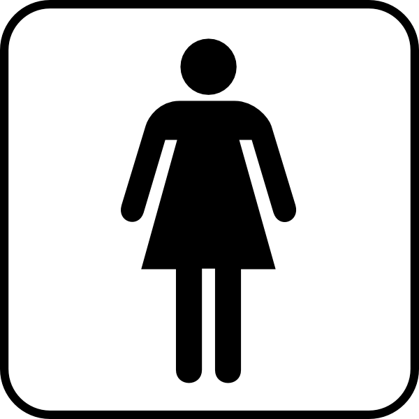 600x600 Ladies Room Clip Art