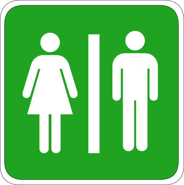 594x597 Manampwoman Toilet Sign Clip Art