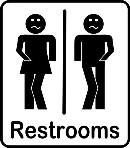 440x500 Clipart Toilet Sign Collection