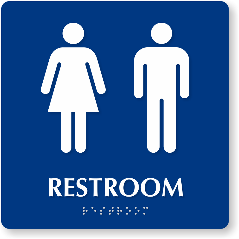 Bathroom Signs Clipart | Free download on ClipArtMag