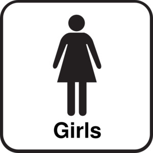 300x300 Sign Clipart Bathroom