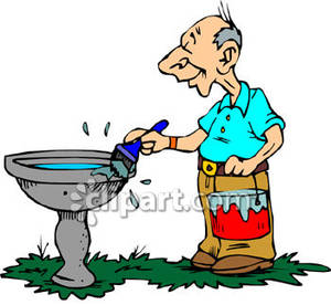 300x276 Clip Art Of Bird Bath Cliparts