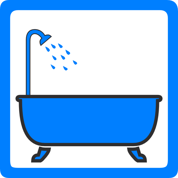 600x600 Tub And Shower Clip Art