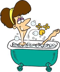 247x300 Bubble Bath Clipart