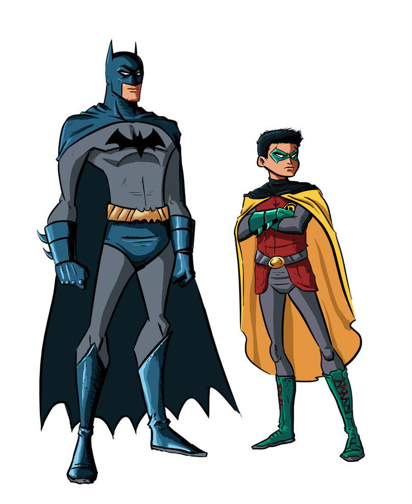808x988 Batman And Robin By Benjaminjuan
