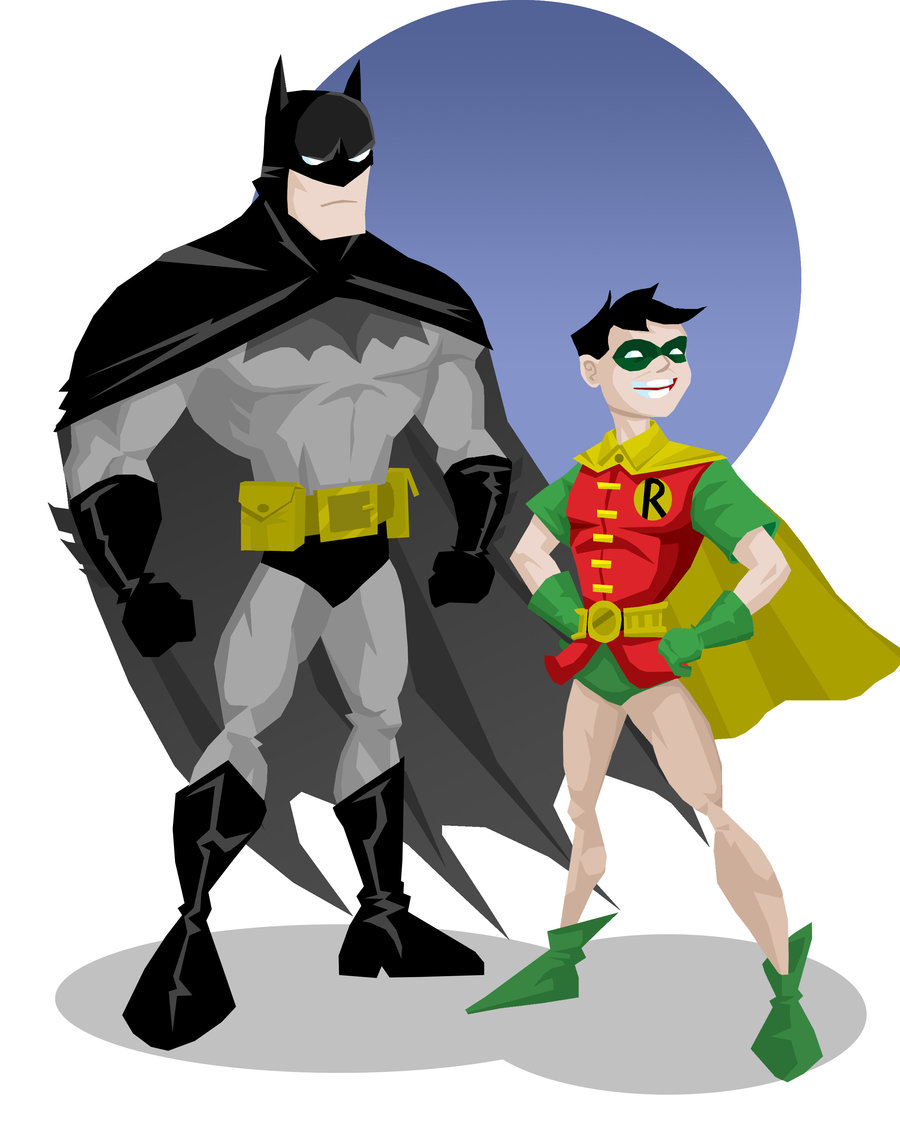 900x1134 Batman And Robin Clipart