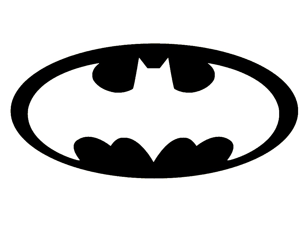 1024x768 Batgirl Clipart Black And White