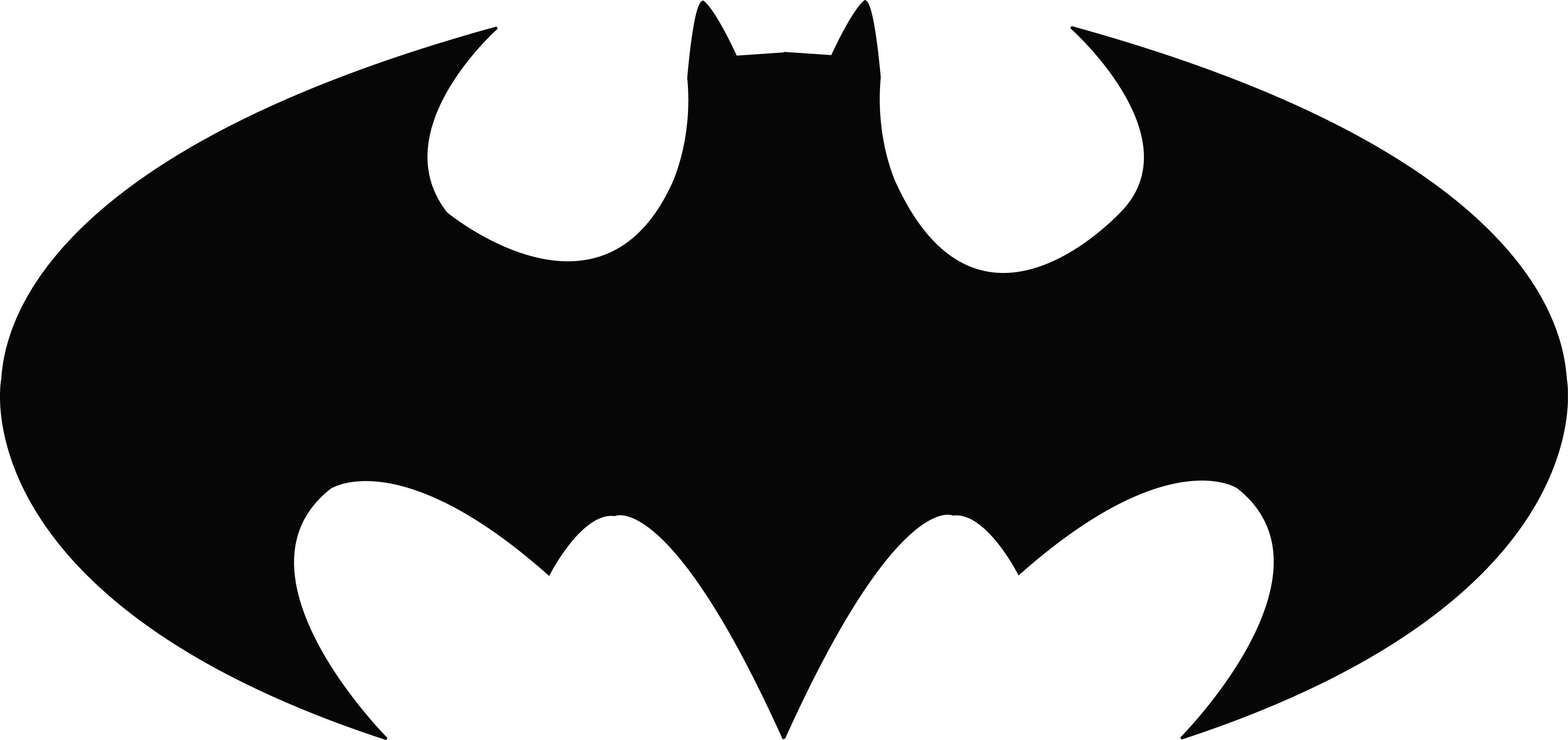 4000x1887 Clipart Of A Batman Icon