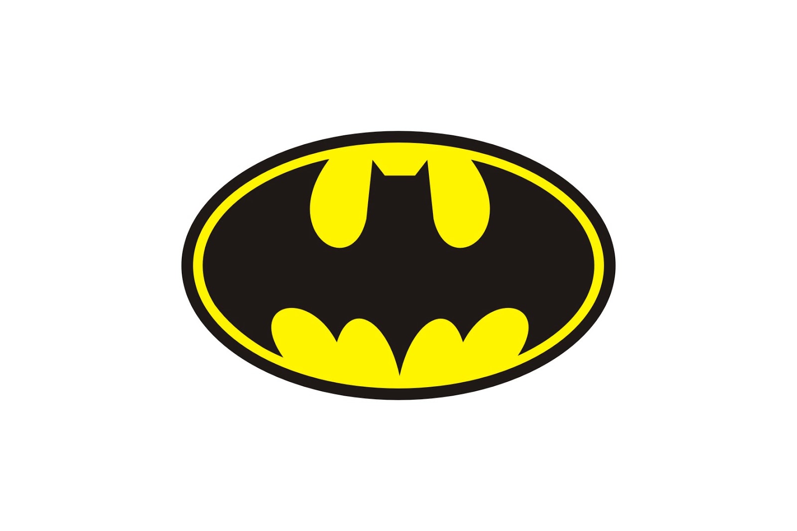1600x1067 Batman Logo Printable Clipart Image