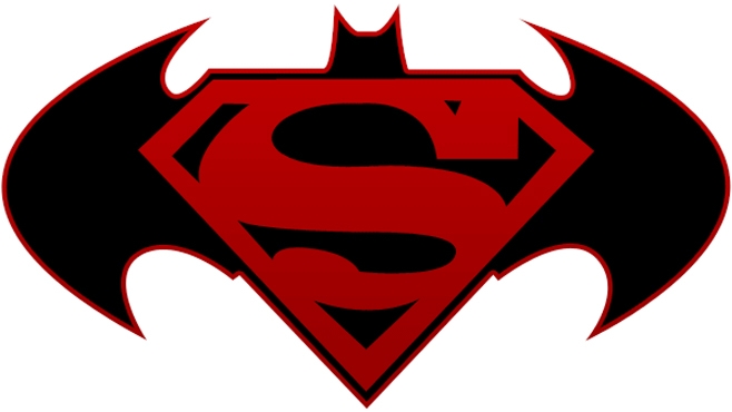 658x370 Superman And Batman Logo Clipart