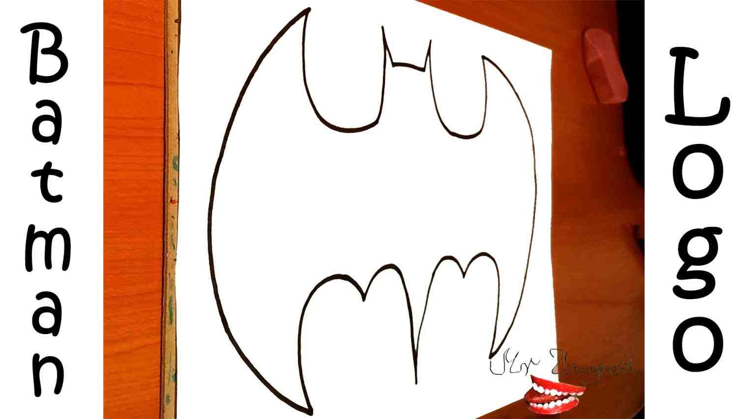 1517x853 Download Clip Art Batman Logo On Paper Style