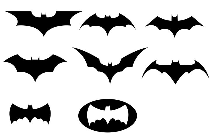 736x463 Lots Of Clip Art Of Batman Logos Super Hero Stuff
