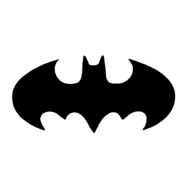 270x270 Batman Symbol Stencil Free Stencil Gallery