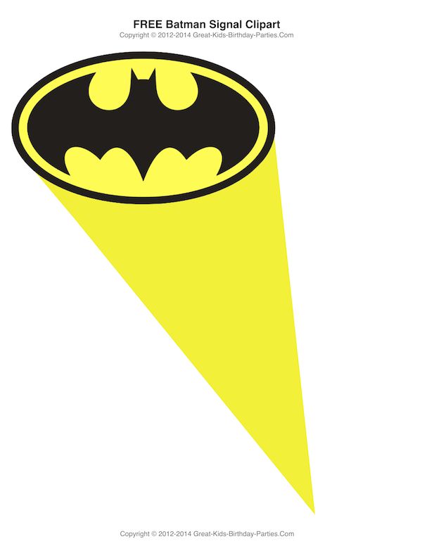 600x776 Cartoon Printable Batman Logo
