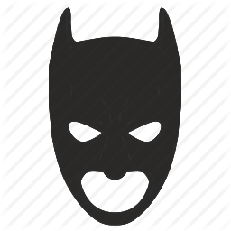 256x256 Batman, Mask, Skin Icon Icon Search Engine