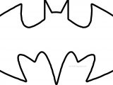160x120 Batman Shape Outline Coloring Page Wecoloringpage