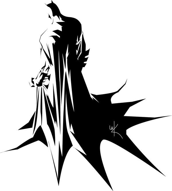 600x665 Batman Stencil Group