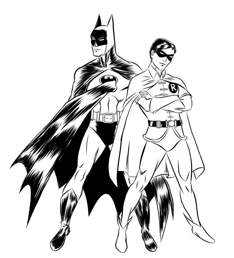 900x993 Batman And Robin, Circa 1980 By Jimmcclain