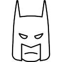 128x128 Batman Logo Silhouette Icons Free Download