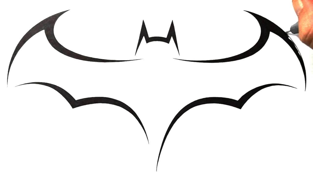 1280x720 Drawn Batman Easy