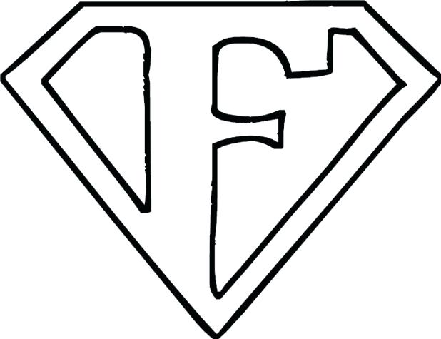 618x475 Superman Logo Outline How To Draw The Superman Logo With A Pencil