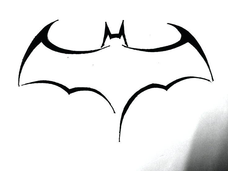 736x552 Batman Logo Outline Adult Superheroes Super Hero Mask Coloring