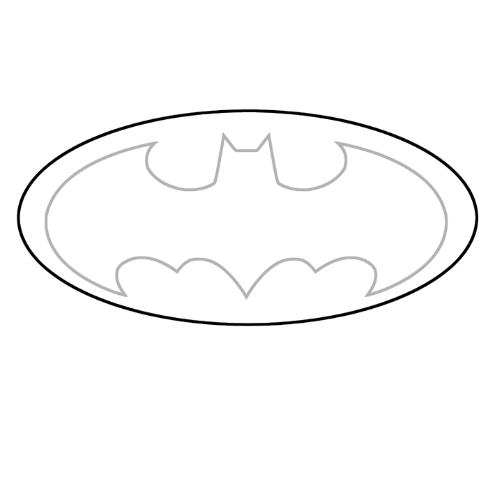 700x700 Batman Stencil For Cake Group