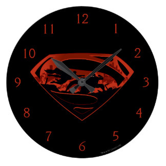 324x324 Batman Logo Wall Clocks Zazzle