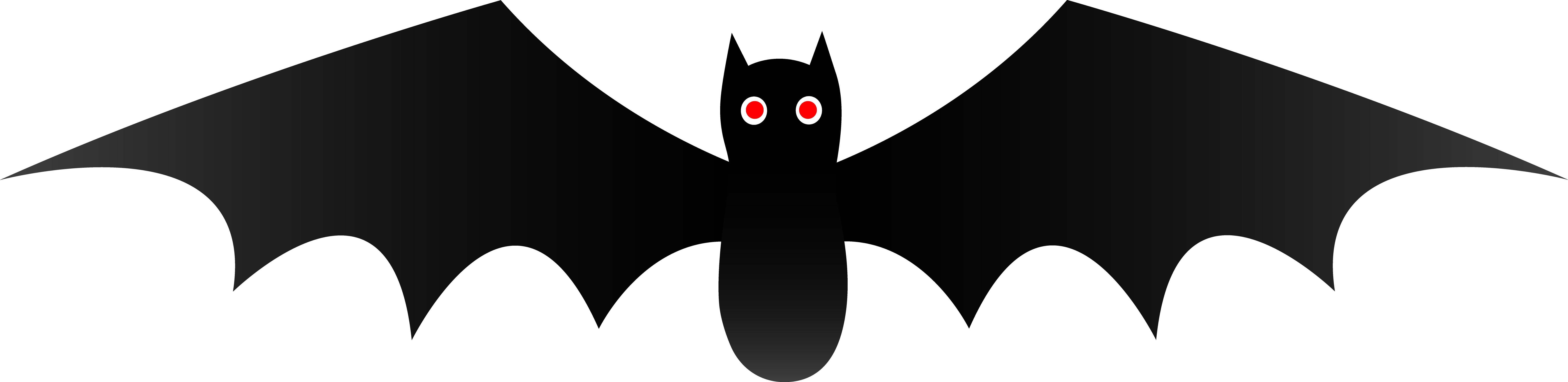 7146x1740 Drawing Clipart Bat